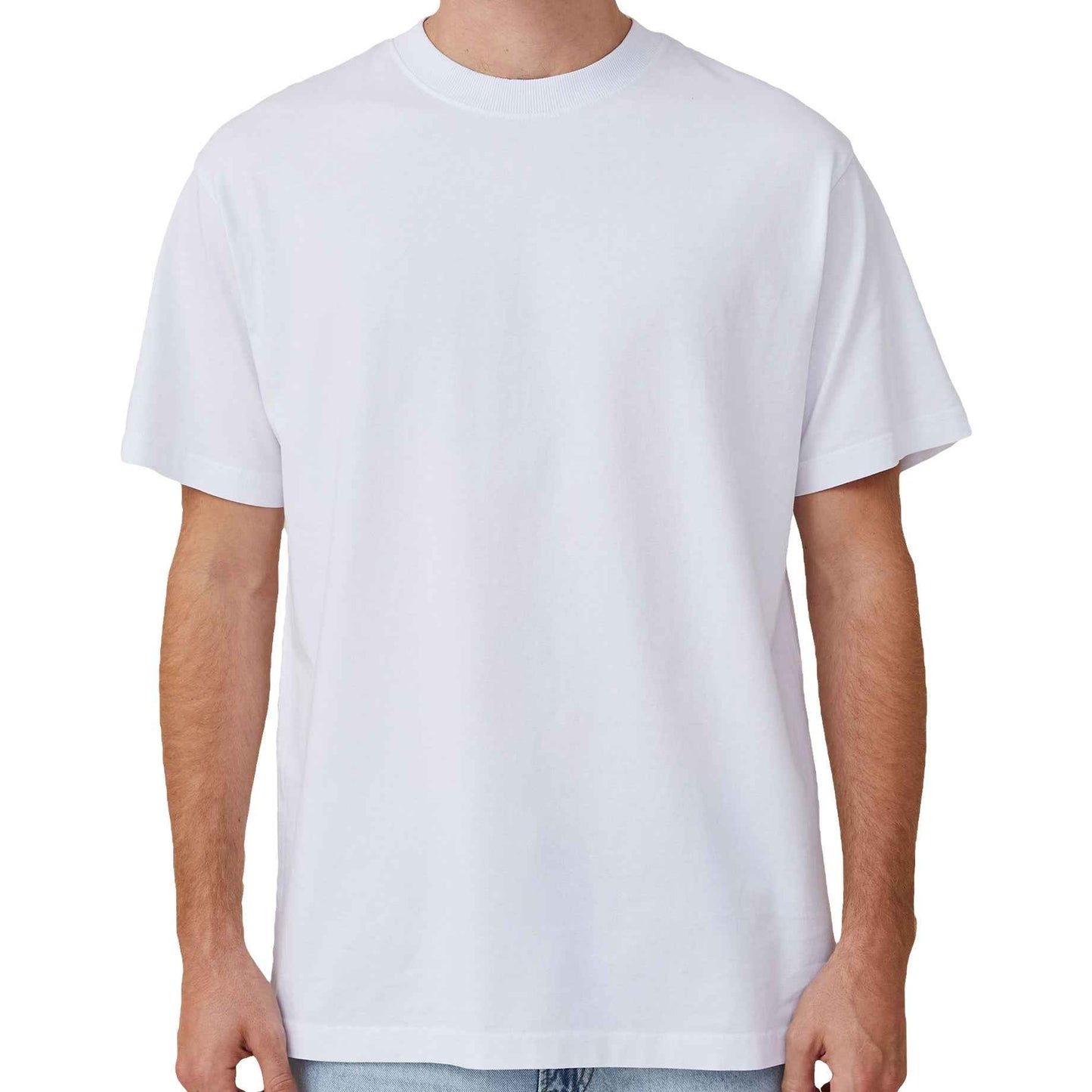 Unisex White Cotton T-Shirt – Perfect for Tie-Dye & DIY Projects, Size M