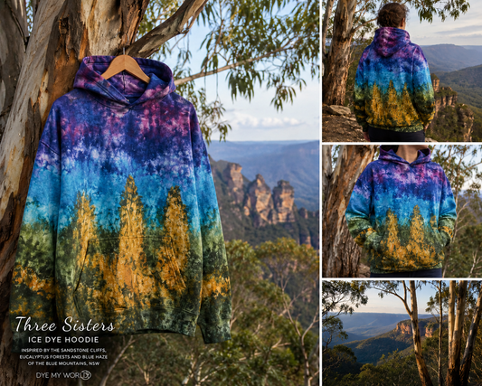 From Inspiration to Ice Dye: The Story Behind the Three Sisters Hoodie