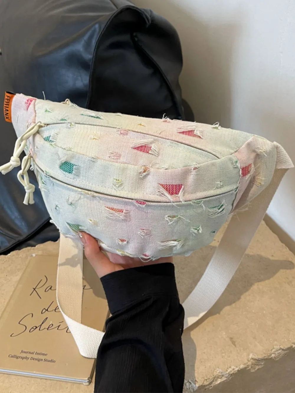 Raw Edge Tie-Dye Crossbody Bag – Women’s Shoulder Bag - Dye My World