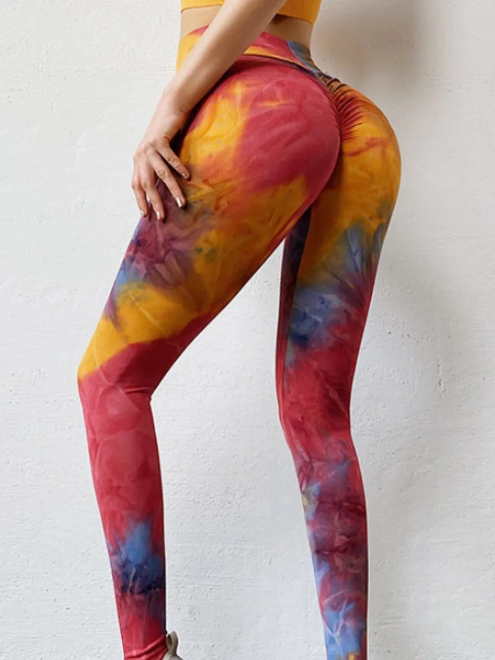 Women’s Tie-Dye Active Leggings with High-Waist Design - Dye My World
