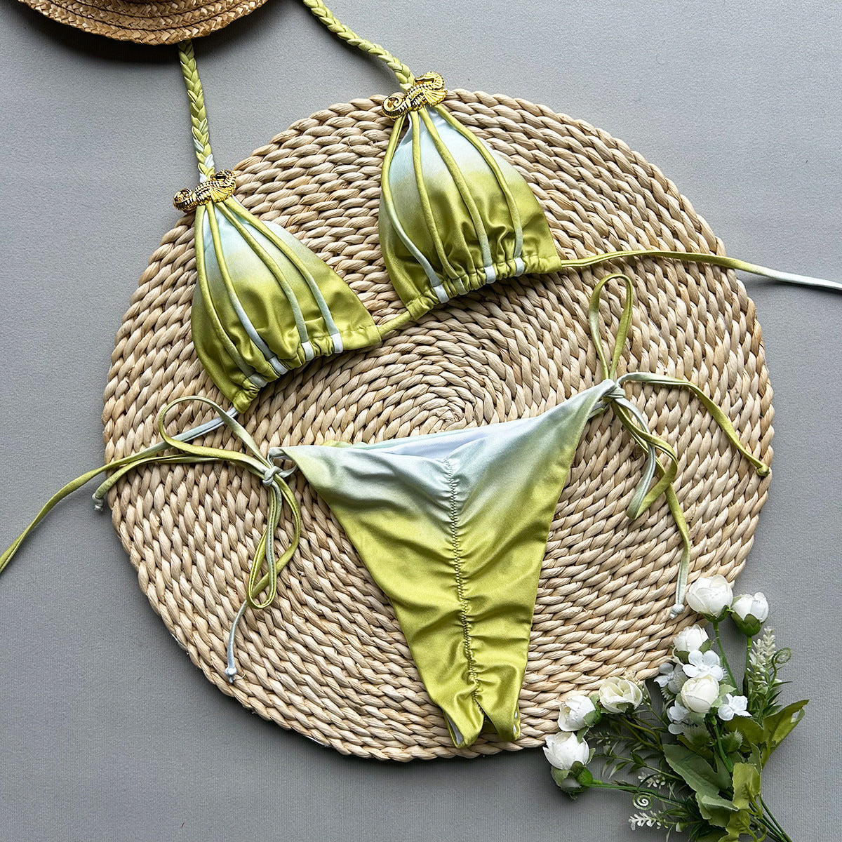 Women's Tie-Dye Bikini Set - Trendy Swimwear for Stylish Beach Days - Dye My World