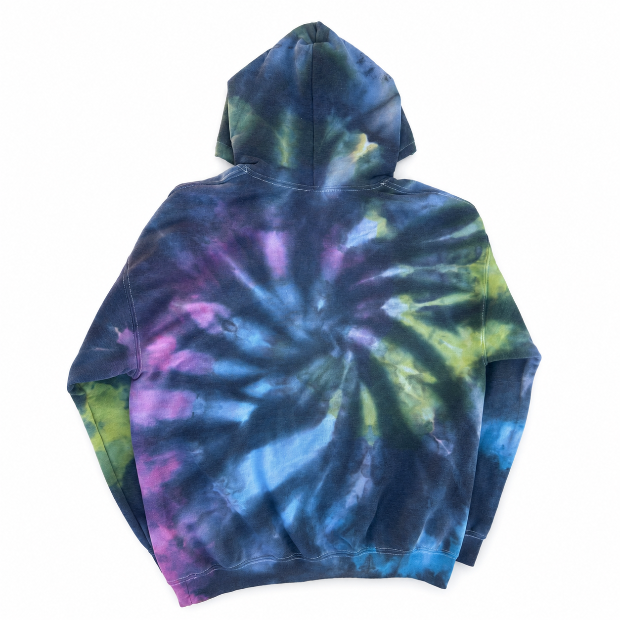 Neon Fusion Spiral Hoodie – Size Large