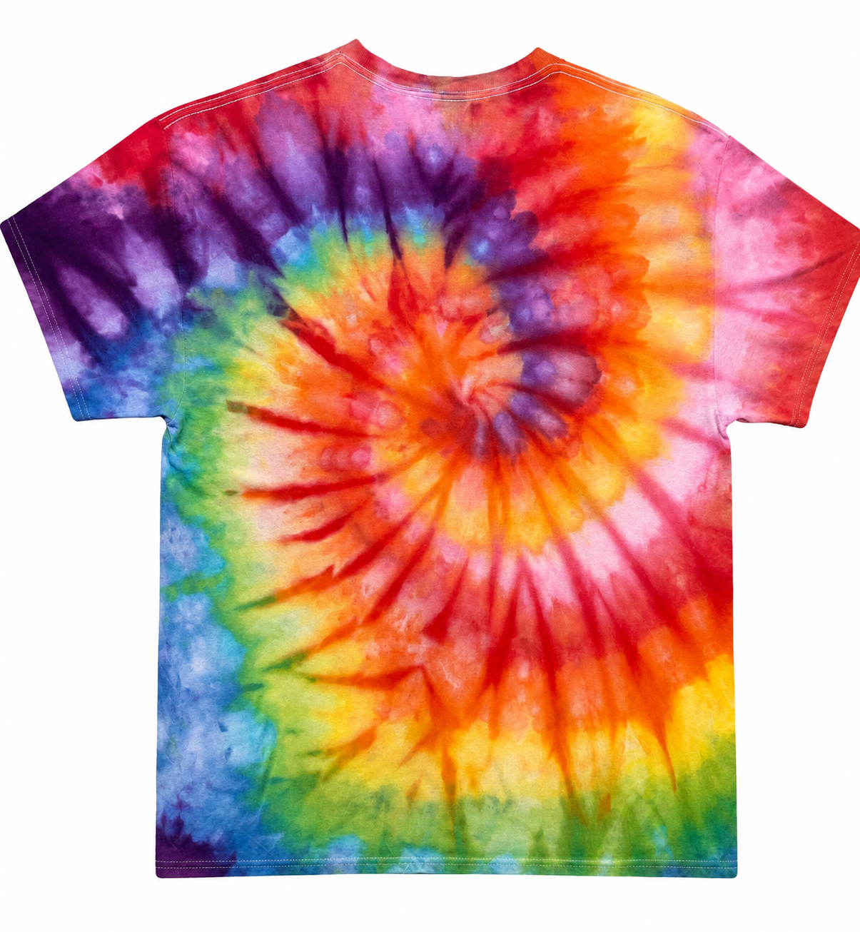 Great Barrier Bloom – Hand-Dyed Ice Dye Spiral T-Shirt | Large (L)