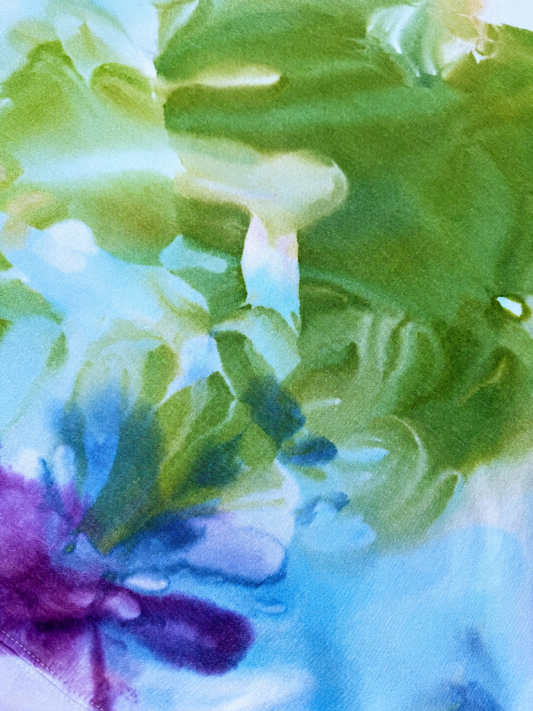 Tropical Flow Ice Dye Hoodie – 2XL