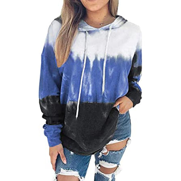 Womens Tie-Dye Hoodie for Stylish Comfort and Versatile Fashion