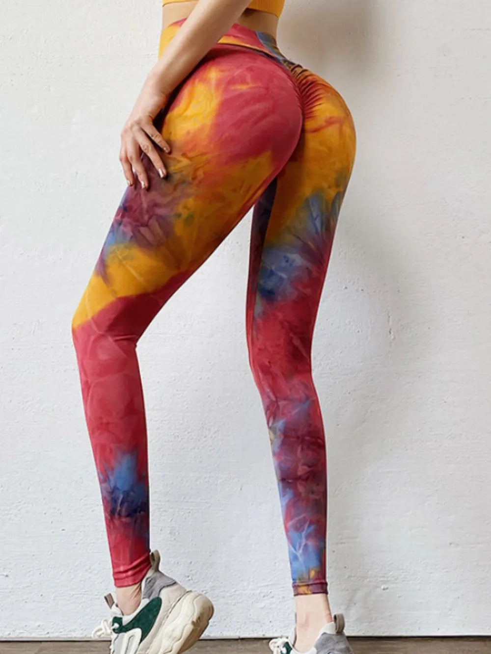 Women’s Tie-Dye Active Leggings with High-Waist Design - Dye My World