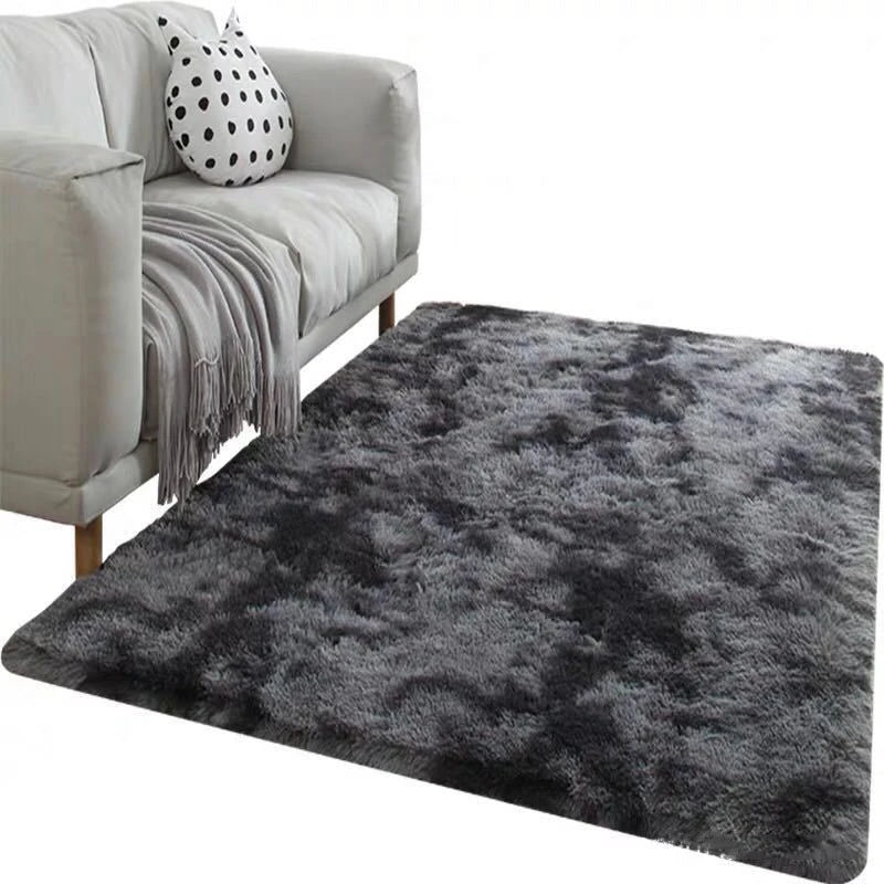 Tie-Dye Plush Area Rug – Soft Anti-Slip Carpet Available in Multiple Colors - Dye My World