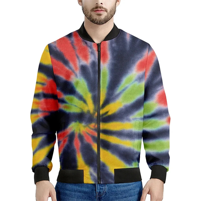 Men’s Tie-Dye Bomber Jacket | Dye My World - Dye My World
