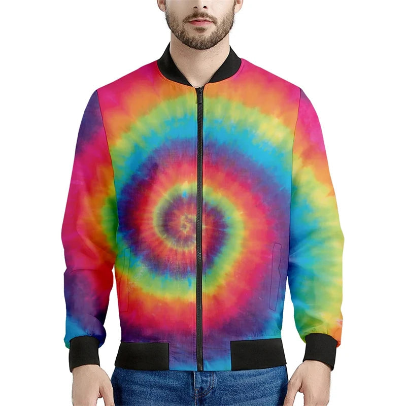 Men’s Tie-Dye Bomber Jacket | Dye My World - Dye My World