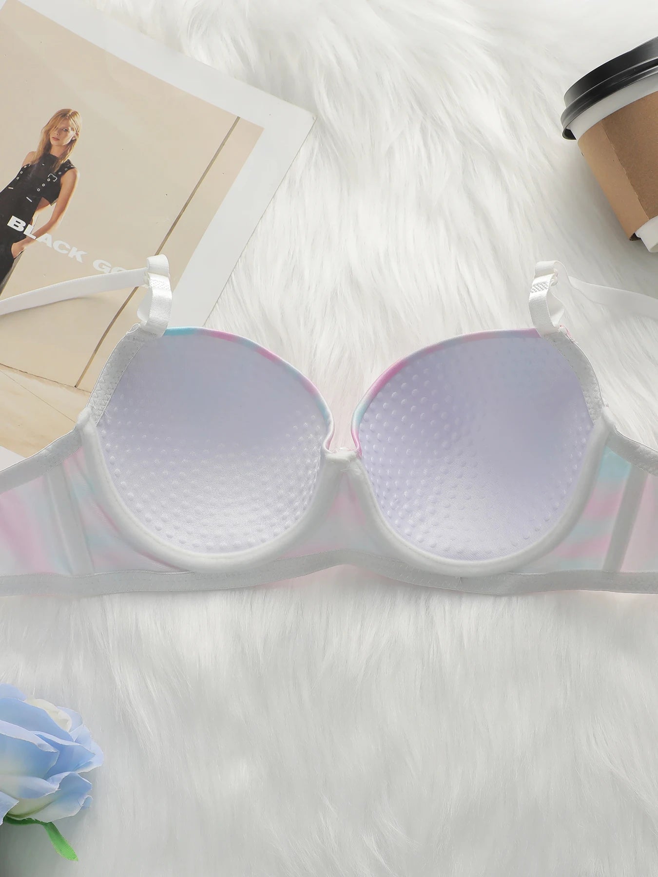 Women’s Tie Dye Lingerie Set – Push Up Bra and Comfortable Underwear - Dye My World