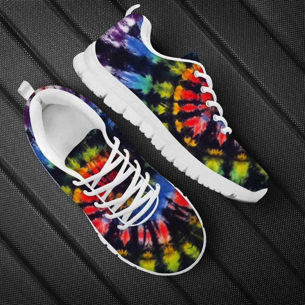 2025 Tie Dye Sneakers for Women Unisex Design