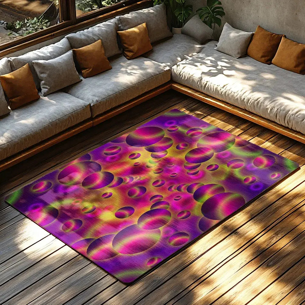 Colorful Bubble Rug - Dye My World