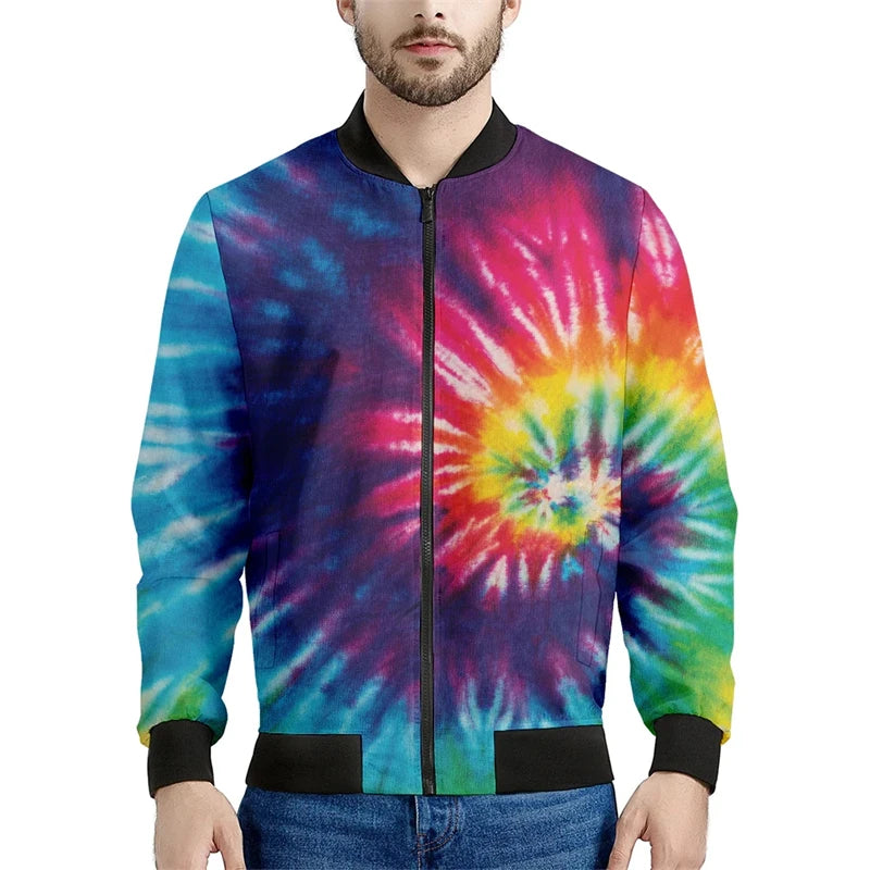 Men’s Tie-Dye Bomber Jacket | Dye My World - Dye My World