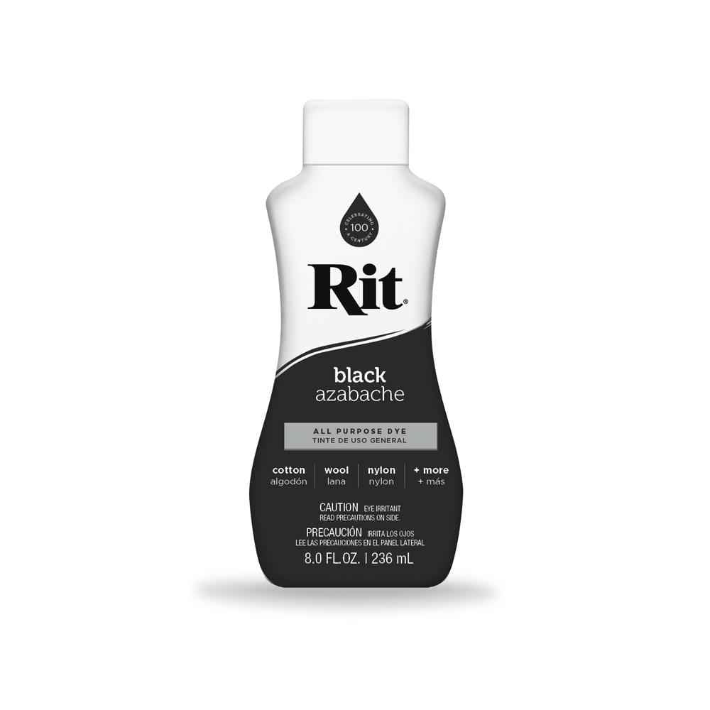 Rit Black Fabric Dye 236ml for Vibrant and Lasting Color