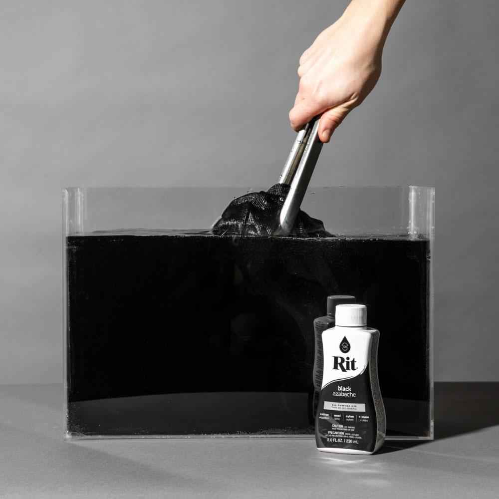 Rit Black Fabric Dye 236ml for Vibrant and Lasting Color
