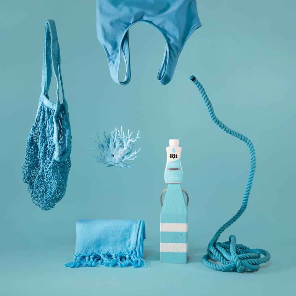 236ml Aqua Marine Fabric Dye – Rit Liquid All-Purpose Dye for Clothes