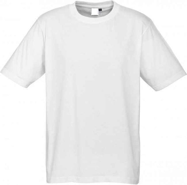 Adult 100% Cotton Unisex T-Shirt – White – Size M