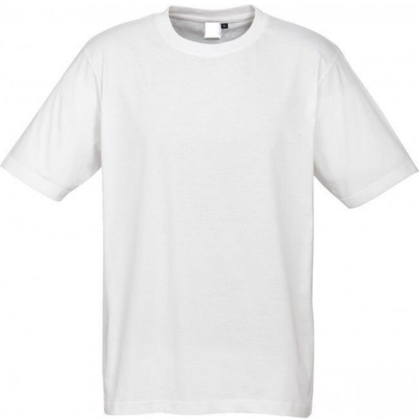Adult 100% Cotton Unisex T-Shirt – White – Size 2XL