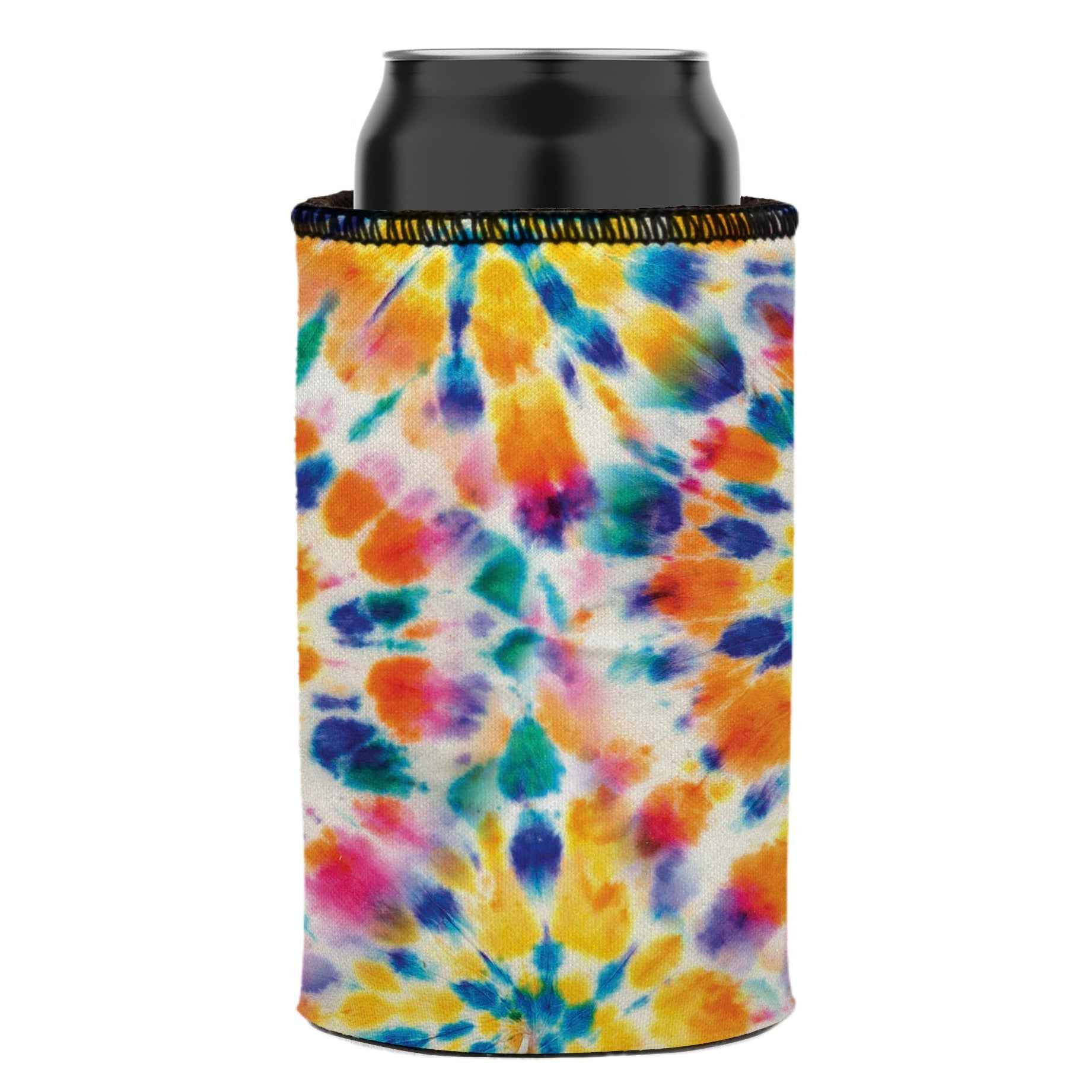 Tie-Dye Stubby Cooler – Bright Multicolor Drink Holder for Ultimate Refreshment