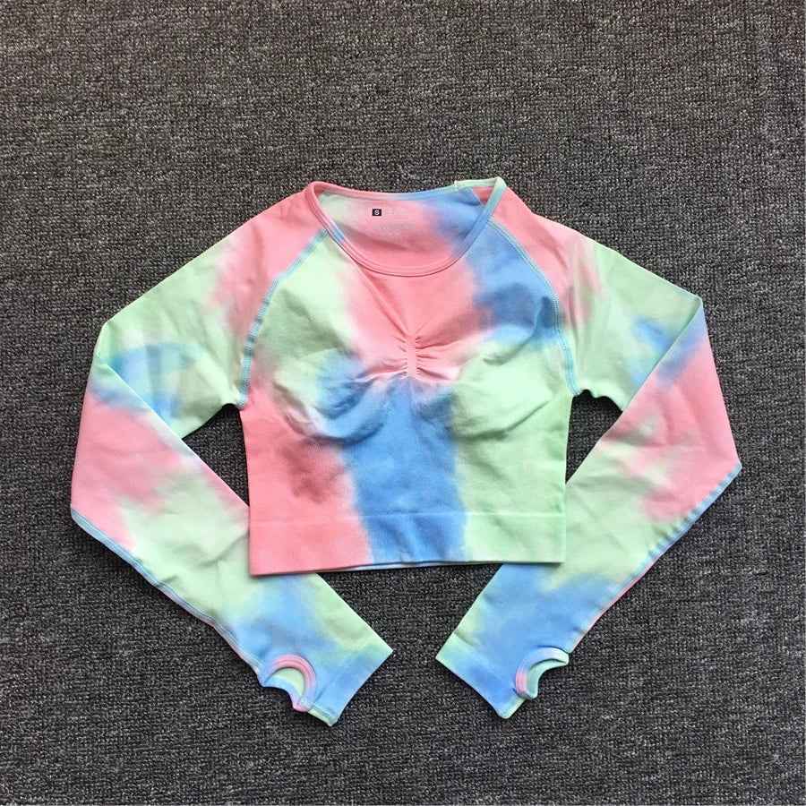 VibeDye Tie-Dye Yoga Set for Women - Stylish and Comfortable Activewear